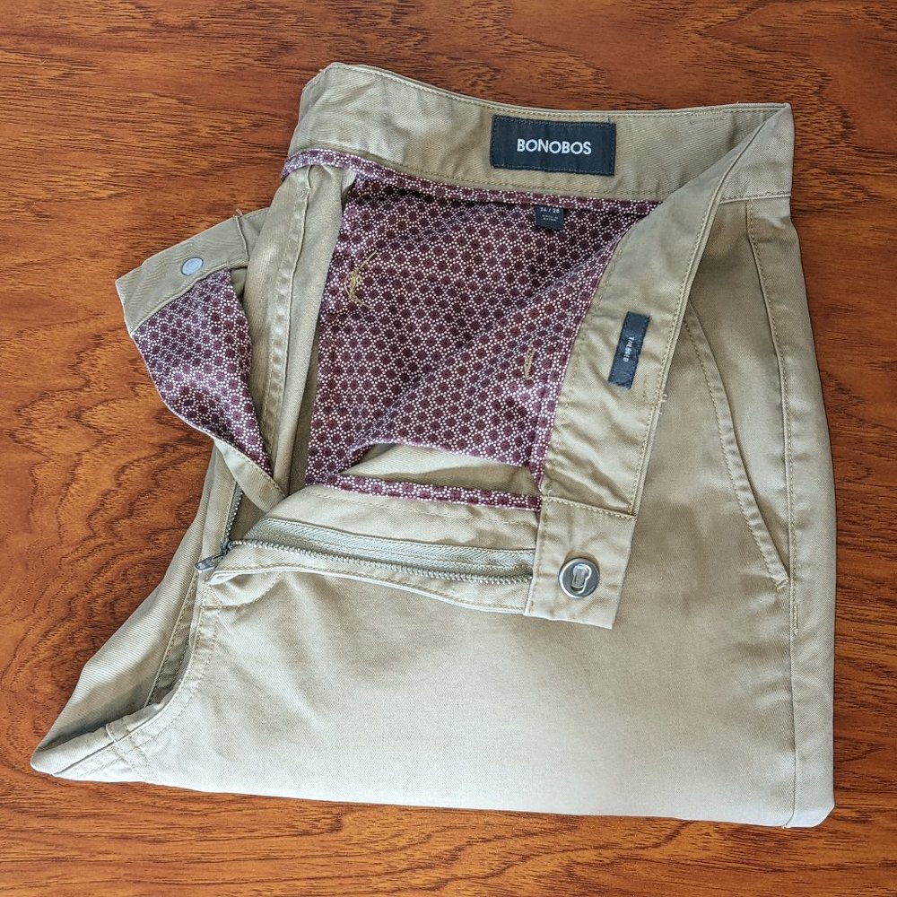 Bonobos Tailored Fit Chino 36W X 28L - Picture 2 of 5